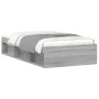 Estructura de cama gris Sonoma 100x200 cm de , Camas y somieres - Ref: Foro24-3203836, Precio: 120,58 €, Descuento: %