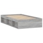 Estructura de cama gris Sonoma 100x200 cm de , Camas y somieres - Ref: Foro24-3203836, Precio: 120,58 €, Descuento: %