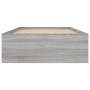 Estructura de cama gris Sonoma 100x200 cm de , Camas y somieres - Ref: Foro24-3203836, Precio: 120,58 €, Descuento: %