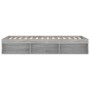 Estructura de cama gris Sonoma 100x200 cm de , Camas y somieres - Ref: Foro24-3203836, Precio: 120,58 €, Descuento: %