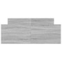 Estructura de cama con cabecero piecero gris Sonoma 120x200 cm de , Camas y somieres - Ref: Foro24-3203745, Precio: 129,58 €,...