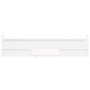 Estructura de cama con cabecero piecero blanca 75x190 cm de , Camas y somieres - Ref: Foro24-3203817, Precio: 139,97 €, Descu...