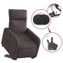 Sillón eléctrico reclinable elevable de tela marrón oscuro en Sillones | Comprar online en Foru.es
