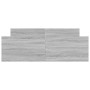 Estructura de cama con cabecero piecero gris Sonoma 140x190 cm de , Camas y somieres - Ref: Foro24-3203787, Precio: 171,71 €,...