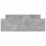 Estructura de cama con cabecero piecero gris hormigón 140x190cm de , Camas y somieres - Ref: Foro24-3203785, Precio: 175,24 €...