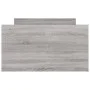 Sonoma gray bed frame with headboard and footboard 100x200 cm by , Beds and slatted bases - Ref: Foro24-3203801, Price: 163,3...