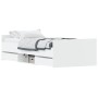 Estructura de cama con cabecero piecero blanca 90x200 cm de , Camas y somieres - Ref: Foro24-3203803, Precio: 151,33 €, Descu...
