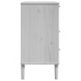 Cómoda SENJA aspecto ratán madera maciza pino blanco 80x40x80cm de , Cajoneras - Ref: Foro24-358023, Precio: 105,35 €, Descue...