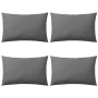 Cojines para exteriores 60x40 cm gris 4 unidades de , Cojines - Ref: Foro24-132305, Precio: 68,70 €, Descuento: %