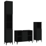 Juego de muebles de baño 3 pzas madera contrachapada negro de , Muebles de baño - Ref: Foro24-3185622, Precio: 210,58 €, Desc...