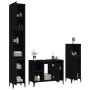 Juego de muebles de baño 3 pzas madera contrachapada negro de , Muebles de baño - Ref: Foro24-3185622, Precio: 210,58 €, Desc...