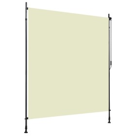 Estor enrollable de exterior color crema 200x270 cm de , Persianas y estores - Ref: Foro24-145942, Precio: 83,19 €, Descuento: %