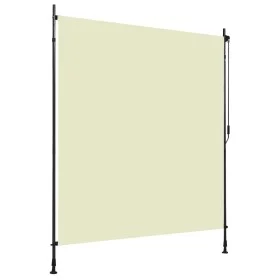 Estor enrollable de exterior color crema 200x270 cm de , Persianas y estores - Ref: Foro24-145942, Precio: 82,28 €, Descuento: %