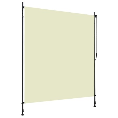 Estor enrollable de exterior color crema 200x270 cm de , Persianas y estores - Ref: Foro24-145942, Precio: 83,19 €, Descuento: %