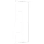 Schiebetür aus ESG-Glas und weißem Aluminium, 76 x 205 cm von , Türen für zu Hause - Ref: Foro24-151669, Preis: 170,80 €, Rab...