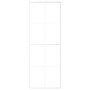 Puerta corredera ESG vidrio y aluminio blanca 76x205 cm de , Puertas para el hogar - Ref: Foro24-151669, Precio: 162,15 €, De...