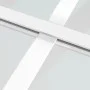 ESG glass and white aluminum sliding door 102.5x205 cm by , Doors for the home - Ref: Foro24-151676, Price: 178,56 €, Discoun...