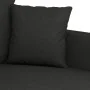 Sofa set with cushions 3 pieces black fabric by , Sofas - Ref: Foro24-3201660, Price: 427,98 €, Discount: %