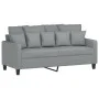 Sofa set with cushions 2 pieces light gray fabric by , Sofas - Ref: Foro24-3201648, Price: 422,48 €, Discount: %