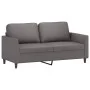 Juego de sofás con cojines 2 piezas cuero sintético gris de , Sofás - Ref: Foro24-3201752, Precio: 363,68 €, Descuento: %