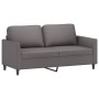 Juego de sofás con cojines 2 piezas cuero sintético gris de , Sofás - Ref: Foro24-3201752, Precio: 385,76 €, Descuento: %