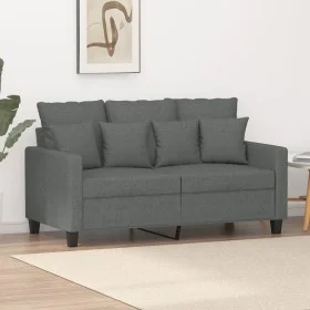 2-Sitzer-Sofa aus dunkelgrauem Stoff, 120 cm von , Sofas - Ref: Foro24-359260, Preis: 230,52 €, Rabatt: %
