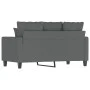 2-seater sofa in dark gray fabric 120 cm by , Sofas - Ref: Foro24-359260, Price: 230,52 €, Discount: %
