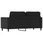 Sofá de 2 plazas de cuero sintético negro 140 cm de , Sofás - Ref: Foro24-359333, Precio: 219,25 €, Descuento: %
