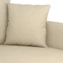 Juego de sofás con cojines 3 piezas tela crema de , Sofás - Ref: Foro24-3201634, Precio: 621,00 €, Descuento: %