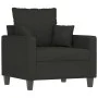Juego de sofás con cojines 3 piezas tela negro de , Sofás - Ref: Foro24-3201636, Precio: 613,20 €, Descuento: %