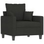 Juego de sofás con cojines 3 piezas tela negro de , Sofás - Ref: Foro24-3201636, Precio: 623,36 €, Descuento: %