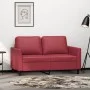 2 seater sofa in wine red synthetic leather 120 cm by , Sofas - Ref: Foro24-359331, Price: 201,02 €, Discount: %
