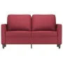 2 seater sofa in wine red synthetic leather 120 cm by , Sofas - Ref: Foro24-359331, Price: 201,02 €, Discount: %