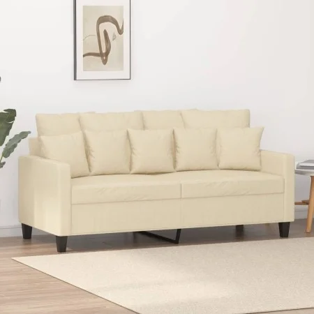 Sofá de 2 plazas de tela color crema 140 cm de , Sofás - Ref: Foro24-359269, Precio: 241,29 €, Descuento: %