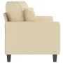 2-Sitzer-Sofa aus cremefarbenem Stoff, 140 cm von , Sofas - Ref: Foro24-359269, Preis: 241,29 €, Rabatt: %