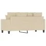 2-Sitzer-Sofa aus cremefarbenem Stoff, 140 cm von , Sofas - Ref: Foro24-359269, Preis: 241,29 €, Rabatt: %