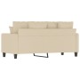 Sofá de 2 plazas de tela color crema 140 cm de , Sofás - Ref: Foro24-359269, Precio: 245,65 €, Descuento: %