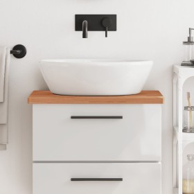 Encimera de baño madera maciza de haya 60x40x2,5 cm de , Encimeras - Ref: Foro24-356003, Precio: 46,28 €, Descuento: %