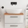 Badezimmerarbeitsplatte aus massivem Buchenholz, 60 x 40 x 2,5 cm von , Arbeitsplatten - Ref: Foro24-356003, Preis: 46,52 €, ...