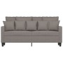 Sofá de 2 plazas de tela gris taupé 140 cm de , Sofás - Ref: Foro24-359274, Precio: 208,68 €, Descuento: %