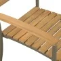 Sillas apilables de jardín 2 uds madera maciza acacia y acero de vidaXL, Sillas de jardín - Ref: Foro24-44236, Precio: 191,77...