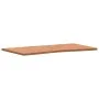 Schreibtischplatte aus massivem Buchenholz, 110 x (55–60) x 2,5 cm von , Schreibtischzubehör und Produkte - Ref: Foro24-35605...