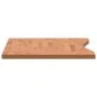 Schreibtischplatte aus massivem Buchenholz, 110 x (50–55) x 2,5 cm von , Schreibtischzubehör und Produkte - Ref: Foro24-35605...