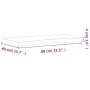 Solid beech wood desk board 80x(36-40)x4 cm by , Desk accessories and products - Ref: Foro24-356043, Price: 36,40 €, Discount: %