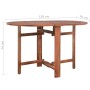 Mesa de jardín de madera de acacia maciza 120x70x74 cm de vidaXL, Mesas de jardín - Ref: Foro24-44019, Precio: 142,39 €, Desc...