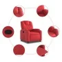 Roter Kunstledersessel von , Sessel - Ref: Foro24-372394, Preis: 240,74 €, Rabatt: %