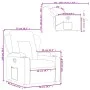Cappuccino-Liegestuhl aus Kunstleder von , Sessel - Ref: Foro24-372433, Preis: 233,06 €, Rabatt: %