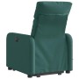 Sillón masaje eléctrico reclinable elevable tela verde oscuro en Sillones | Comprar online en Foru.es