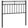 Cabecero de metal negro 90 cm de , Cabeceros y pies de cama - Ref: Foro24-373719, Precio: 30,96 €, Descuento: %