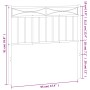 Cabecero de metal negro 90 cm de , Cabeceros y pies de cama - Ref: Foro24-373719, Precio: 30,96 €, Descuento: %